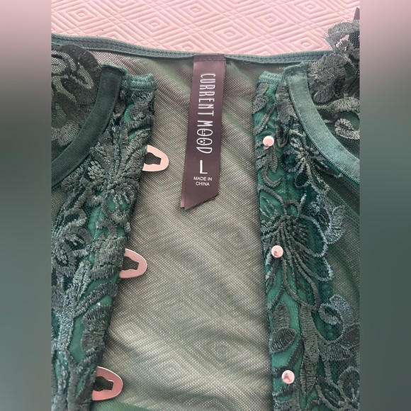 Dolls Kill Current Mood lingerie corset top - Picture 3 of 4